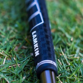 Lamkin Sonar + Standard Golf Grips, Swinging Grips, New GENESIS Hybrid Compound, Black/Blue.