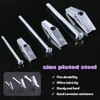 Swpeet Toggle Bolt and Wing Nut Kit for Hanging Heavy