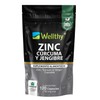 Wellthy Zinc Cúrcuma Jengibre 120 Cápsulas Optizinc Fórmula Patentada Alta