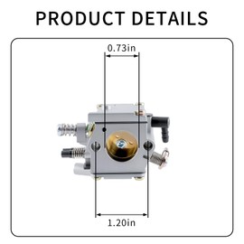 MS380 Carburetor for Stihl MS381 MS382 038 380 381 382 Chainsaw for Zama C3-S148 for Tillotson HE-19 Carb Replace 11191200605 11191200602 1119 120 1607