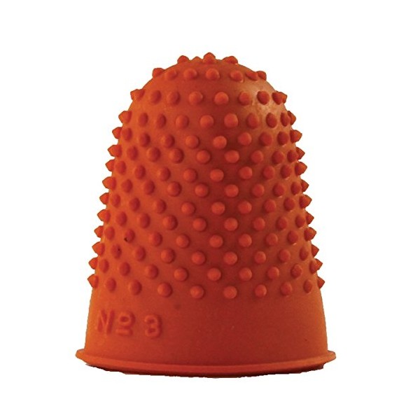 Q-Connect Gummifinger Nr. 3 Orange