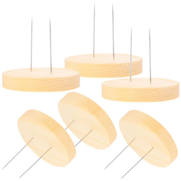 OUNONA Doll Stand Set of 6 Doll Display Holder Needle