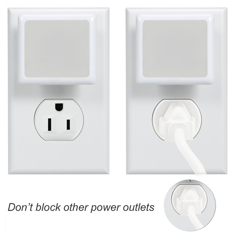 LOHAS LED Night Light Plug in, Dusk to Dawn Sensor