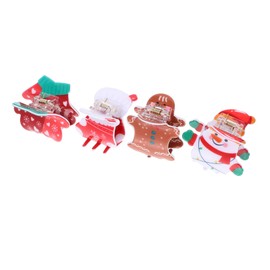 FOMIYES 4pcs Christmas Hair Clips for Women Decorative Small Hair Clips Secure Grip for Parties Weddings and Daily Use