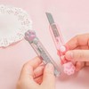GSHLLO 2 Pcs Cat Paw Utility Knife Retractable Box Cutters