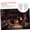 jojofuny Popcorn Storage Carnival Party Snack Buckets Portable 24pcs Paper