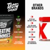 TASTY GAINS Creatine Gummies - 90g of Creatine Monohydrate -