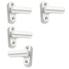 4 Pack Sash Window Locks, Heavy Duty Door Jammer for