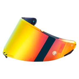 JQF Gear Helmet Shield Visor for Pista GPRR/Pista GPR/Corsa-R Motorcycle Helmet Accessories Replacement Face Shield (Chrome Red)