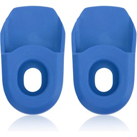 Pack de 2 Protector de Cubierta de manivela de Bicicleta, 6.8x4cm/2.7x1.6in protector de bielas de bicicleta universal Funda Antirrayaduras y Antigolpes Bicicleta de montaña, bicicleta de carretera