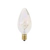 Satco S3373 120V Candelabra Base 25-Watt F10 Light Bulb, Aurora