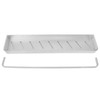 Space Aluminum Bathroom Shelf Punch Free Wall Mounted Floating Bathroom