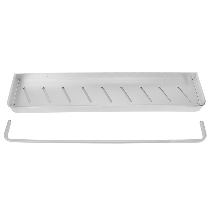 Space Aluminum Bathroom Shelf Punch Free Wall Mounted Floating Bathroom
