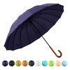 SoulRain 16 Ribs 48" Stick Umbrella Auto Open Solid Color
