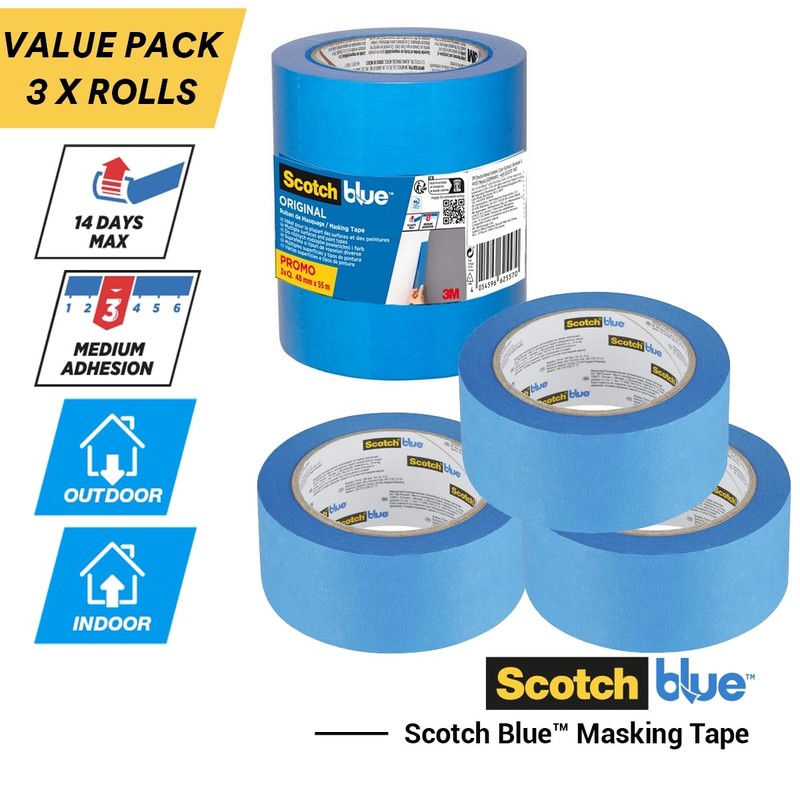 ScotchBlue Multi-Surface Masking Tape 48 mm x 55 m 3