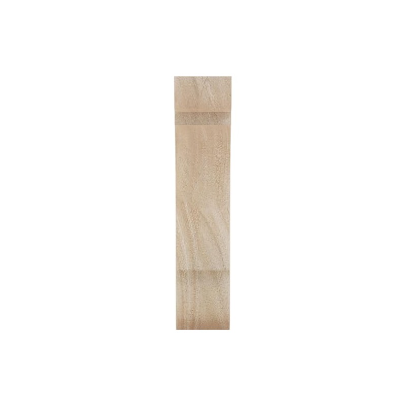 Ekena Millwork BKTW01X08X08OLRW Medium Olympic Wood Wood Brackets, 1 3/4"W