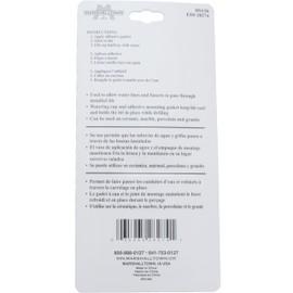 MARSHALLTOWN Wet Diamond Hole Saw, Set, with Mounting Gaskets, DS138