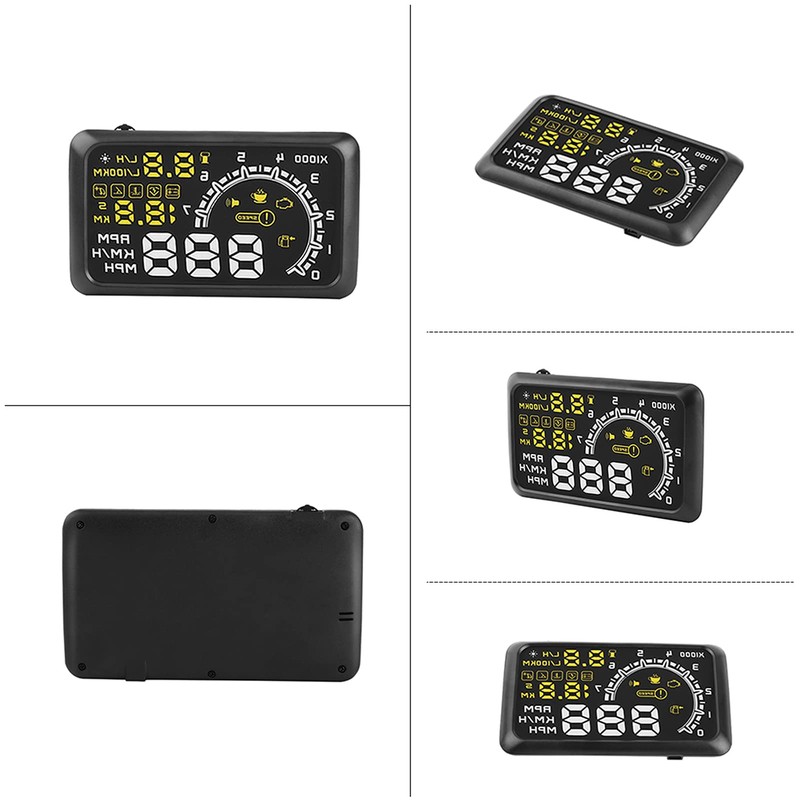 5.5'' HUD Head Display, Windshield Screen Projector Vehicle Speed, HUD