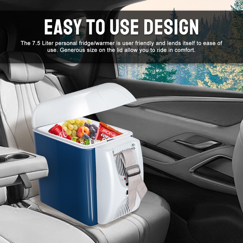 CAYNEL 12V 7.5 Quart Personal Thermoelectric, 7.5 Liter Capacity, Portable