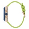 GUESS Men's 44mm Watch - Lime Green Strap Blue Dial