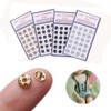 48Pcs Silver Metal Fastener Buttons Mini Sew-on Snap Buttons Press