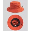 Uroi Waterproof Bucket Hat, Foldable, Storable, Safari Hat, Mesh, Lightweight,