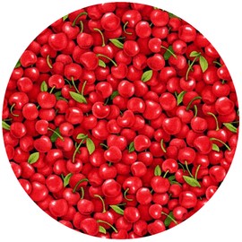 Andreas Silicone JO-4 Non-Slip 6.25" Jar Opener, Easy Lid Opener, Made with Silicone herriesd Fabric, Dishwasher Safe, Garlic Peeler, Cherries, 6.25 inch