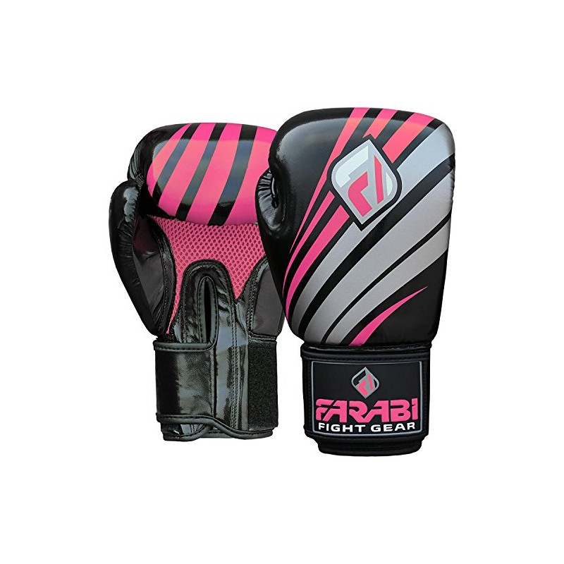 Farabi Boxing Gloves Training Sparring Punching Bag Focus Pads Training