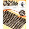 Spiky Manga Lash Clusters 180pcs D Curly Cluster Eyelash Extensions