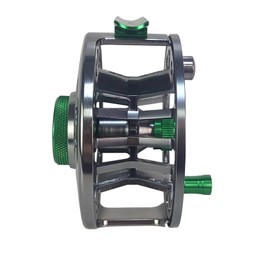 Aventik FLK II Fly Fishing Reel Aluminum Trout 3/5, 5/7, 7/9wt Large Arbor Freshwater Fly Reel with Line. (Silver-Without Line, 7/9)