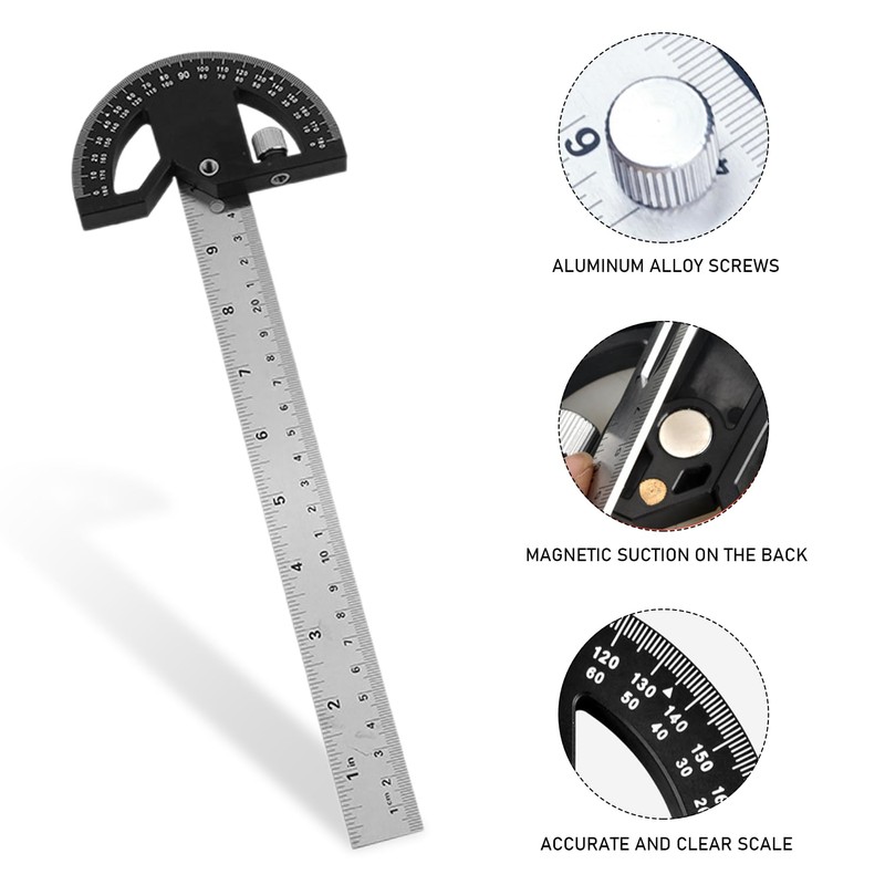 1 Piece Goniometer and 1 Piece Level, Digital Goniometer, Angle