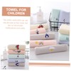 Baluue 5pcs Cotton Face Washing Towels Soft Absorbent Boy Girl