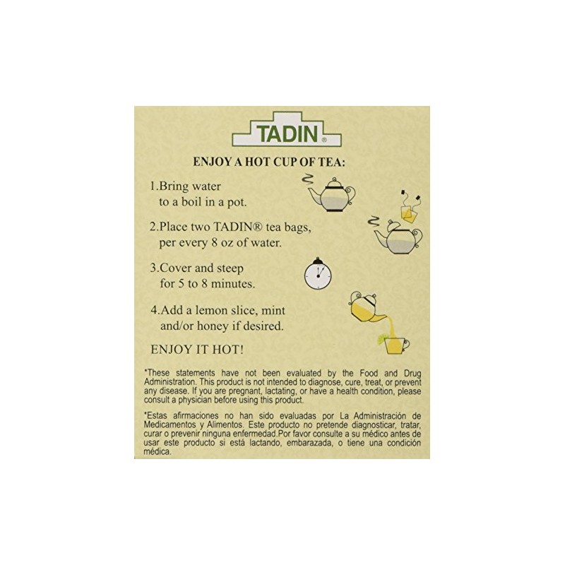 Tadin Tea Chamomile With Anise 24 Bags - Te De