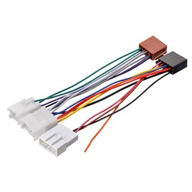 SZSAUTO Car Radio Wire Harness ISO Connector Adapter XE31 - Radio Wire Harness with Speaker Power Harness and 20Pin Steering Wheel Control Harness for Aftermarket Stereo Wiring Harness