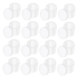 Operitacx Pack of 20 sealed bottles, durable plastic bottles, food storage containers, cereals, storage bottles, made of plastic for the kitchen, snack