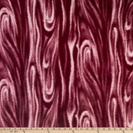 Shannon Minky Luxe Cuddle Seal Milky Way Merlot, Fabric by The Yard