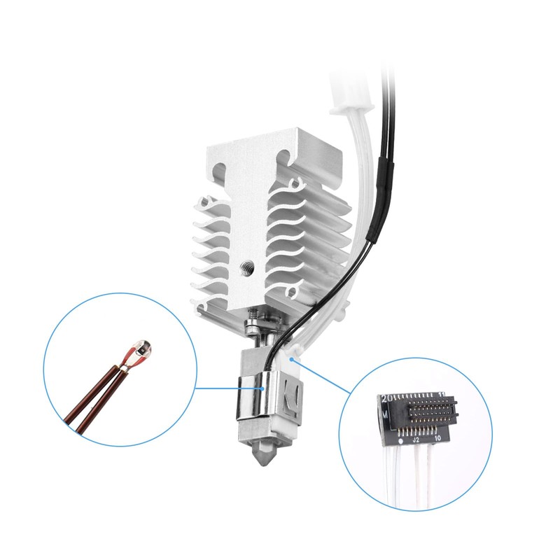 BTFO Thermistor Kit for Bambu Lab P1P/P1S, 300°C High Temperature