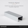 EverTrack Curtain Track - Corner Section for Ceiling Curtain Track