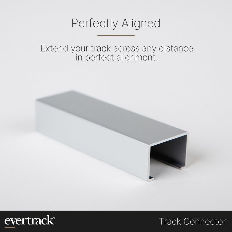EverTrack Curtain Track - Corner Section for Ceiling Curtain Track
