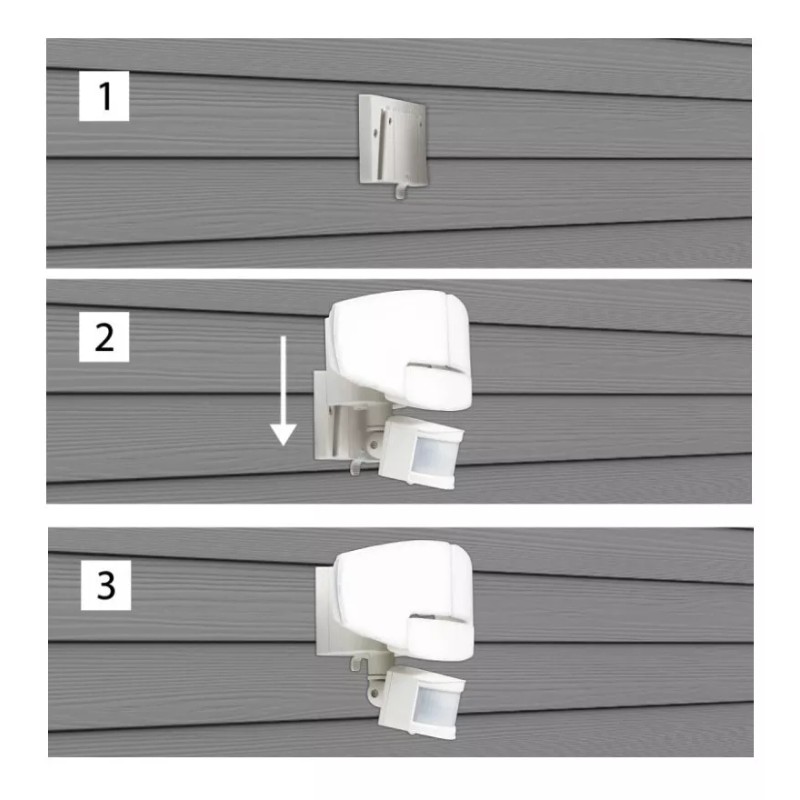 Sunforce Lampara Solar De Seguridad Sensor De Movimiento Triplecabeza