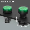 DaierTek 120V LED Indicator Light Green 110V Power Energy Pilot