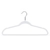 Quality Hangers 50 Pack Non-Velvet Plastic Hangers for Clothes -