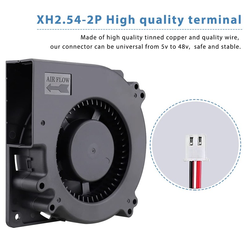 GDSTIME 12032 120mm x 32mm 12cm 24V DC Brushless Axial