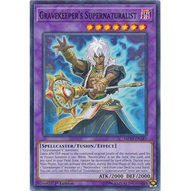Yu-Gi-Oh! - Gravekeeper's Supernaturalist - MP19-EN181 - Common - 1st Edition - 2019 Gold Sarcophagus Tin Mega Pack