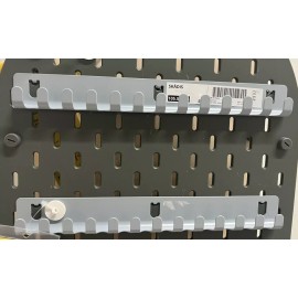 Ikea 2 Ikea SKADIS Hook Rack for Pegboard Steel Light Gray Blue 11" for Keys, jewelry