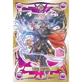 99 Piece Jigsaw Puzzle Petite Light PUZZLE & DRAGONS Tarot Devil (Devil) (3.9 x 5.8 inches (10 x 14.7 cm)