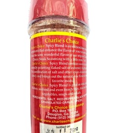 Meehan's Seasoning Charlie’s Choice Spicy Blend Seasoning 3 Pk Best for All Meats (Including...