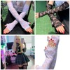 Kingsie Lace Arm Cover, Summer, UV Protection, Women's Gloves, Sun