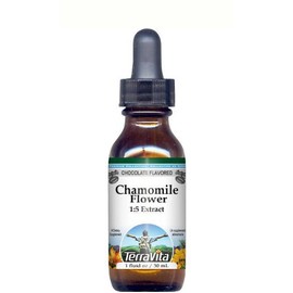 Chamomile Flower Glycerite Liquid Extract (1:5) - Chocolate Flavored (1 oz, ZIN: 517039) - 3 Pack