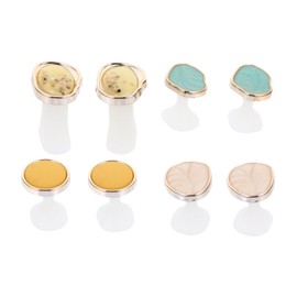 PACKOVE 8Pcs Silicone Toe Separator Stylish Nail Art Tool for Women and Comfortable Foot Spacer for Home Salon Use for Manicures and Pedicures